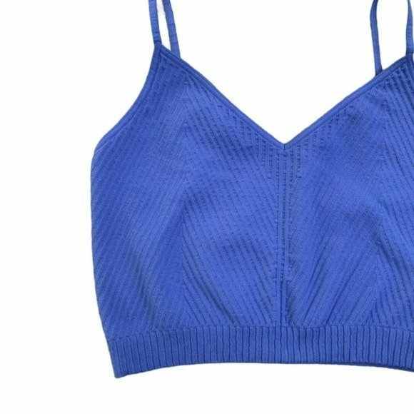 NWT Spiritual Gangster V-Neck Ribbed Sports Bra - Picture 2 of 5